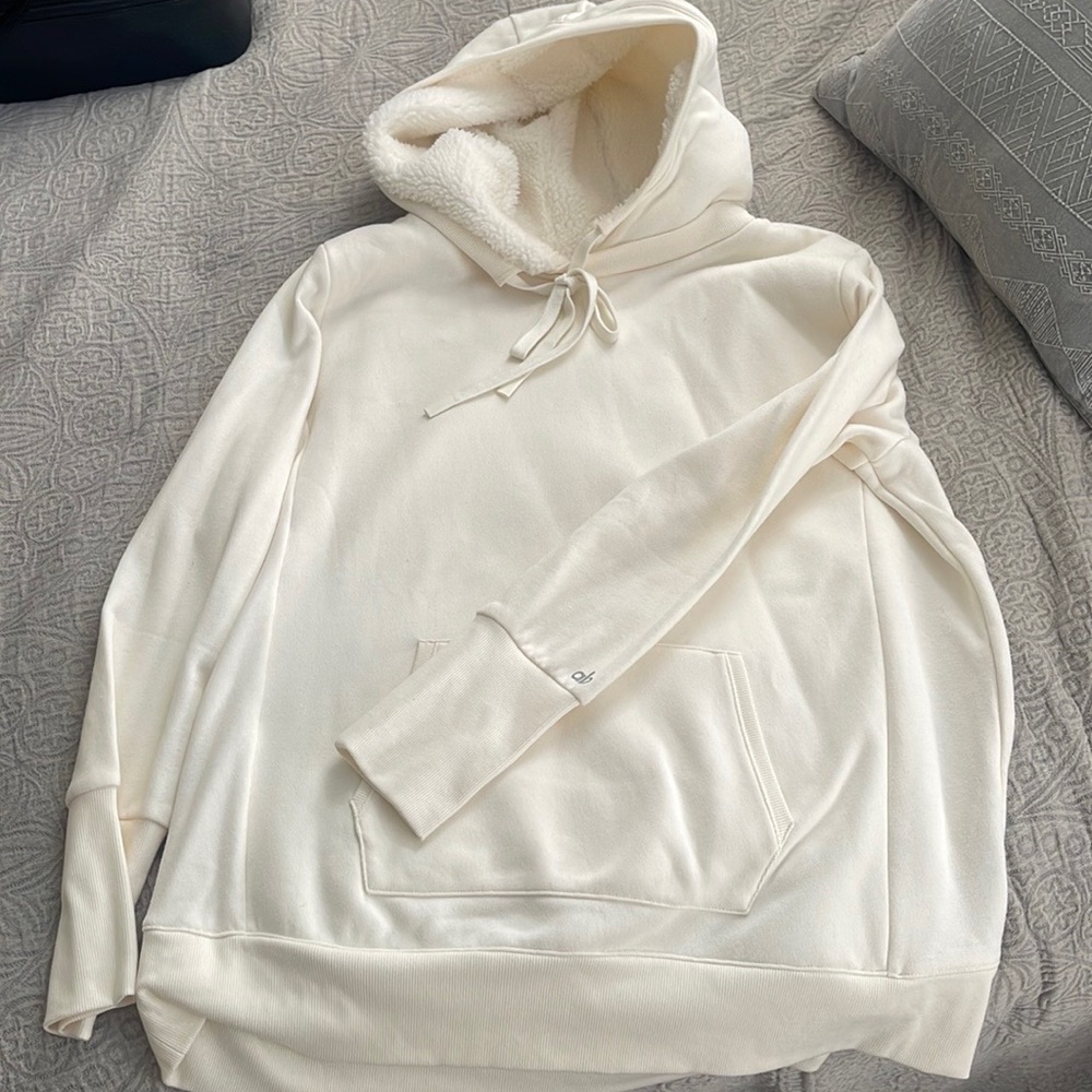 White ALO Hoodie